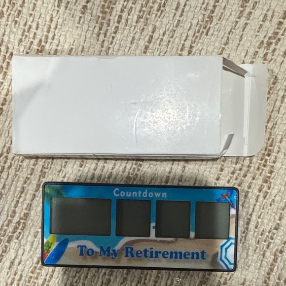 Blue Retirement Countdown Timer - Picture 1 of 1